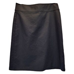 Banana Republic Black Stretch Knee-Length A-Line Skirt - Size 4